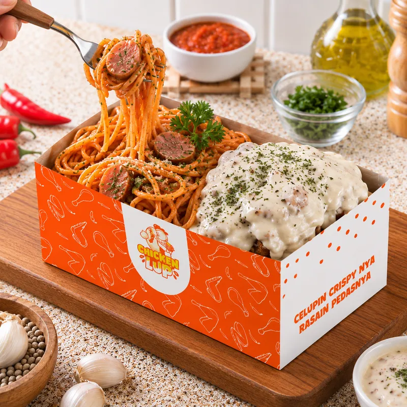 Spageti Bolognese Ayam Carbonara